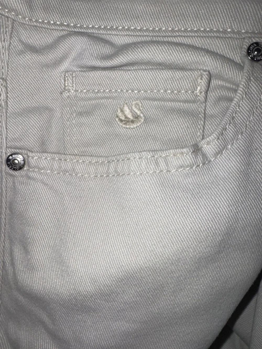 Gloria Vanderbilt Amanda Capri Jeans Womens 8 White Slimming Stretch Crop - Picture 8 of 9